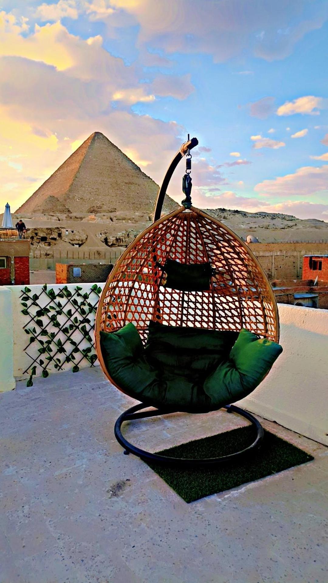 Solima Pyramids Inn Kafret el-Gabal Exteriör bild