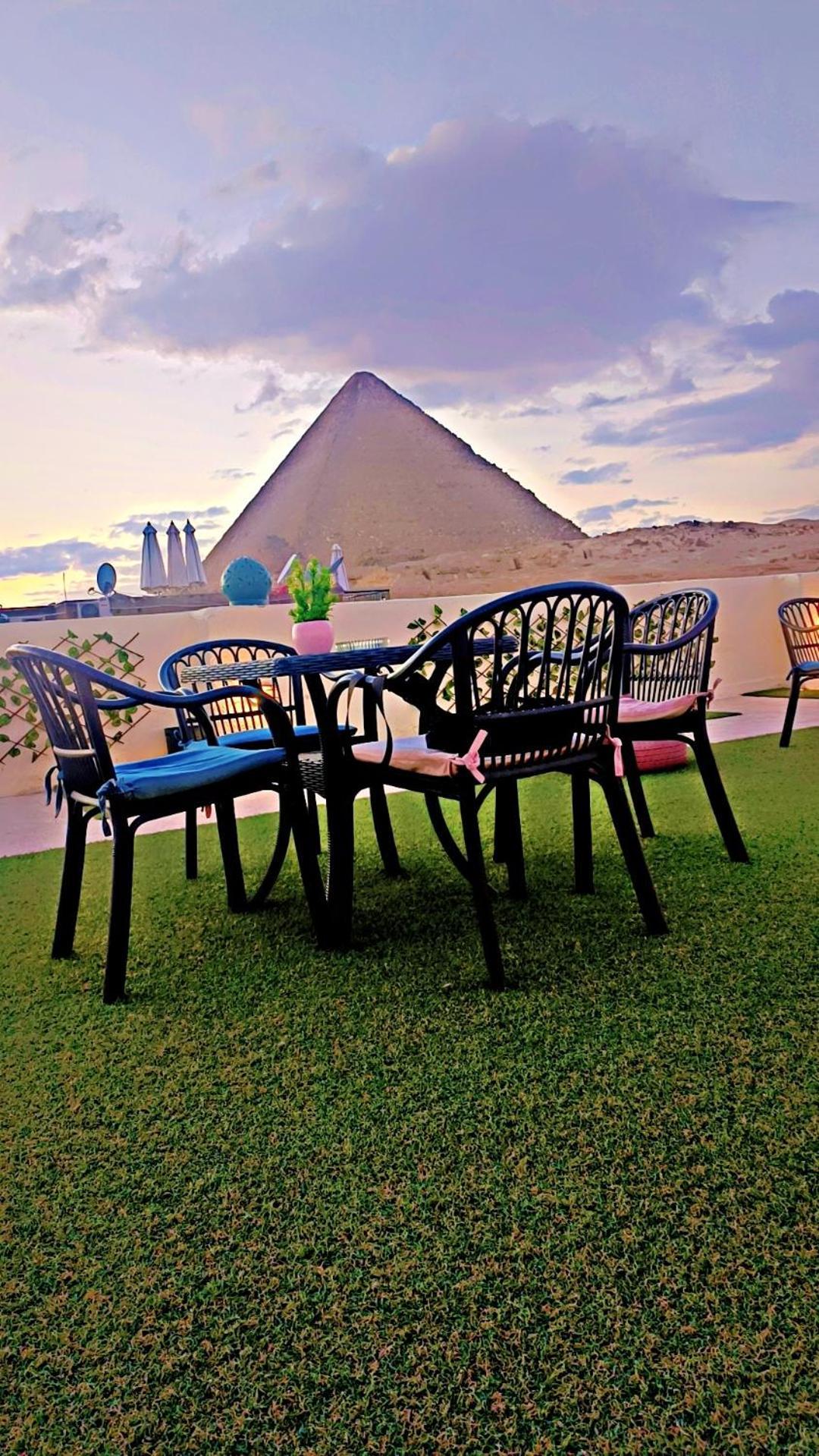 Solima Pyramids Inn Kafret el-Gabal Exteriör bild