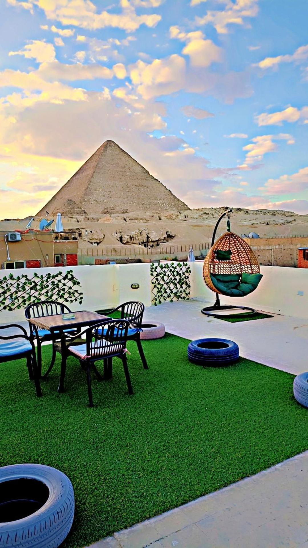 Solima Pyramids Inn Kafret el-Gabal Exteriör bild